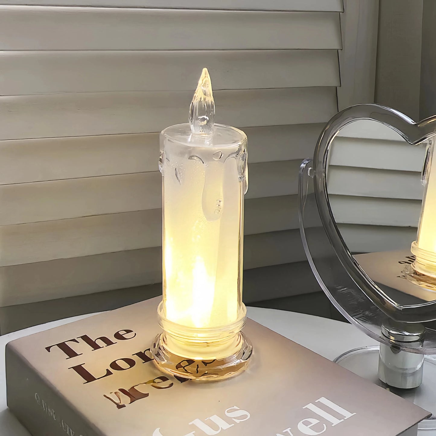 LED Flameless Pillar Candles Battery Operated Fake Candles for Valentine's Wedding Christmas Decor | Velas Artificiales