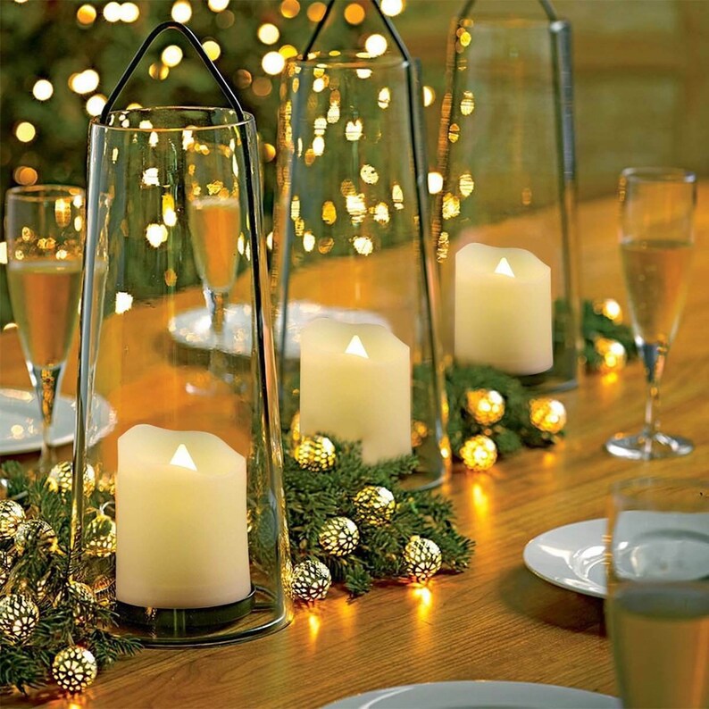 Flameless Candles Tea Lights with Remote Timer Fake Warm White Flame Candles Battery Operated Candle 150 Hours - 9 PCS 1.55" x 1.75"