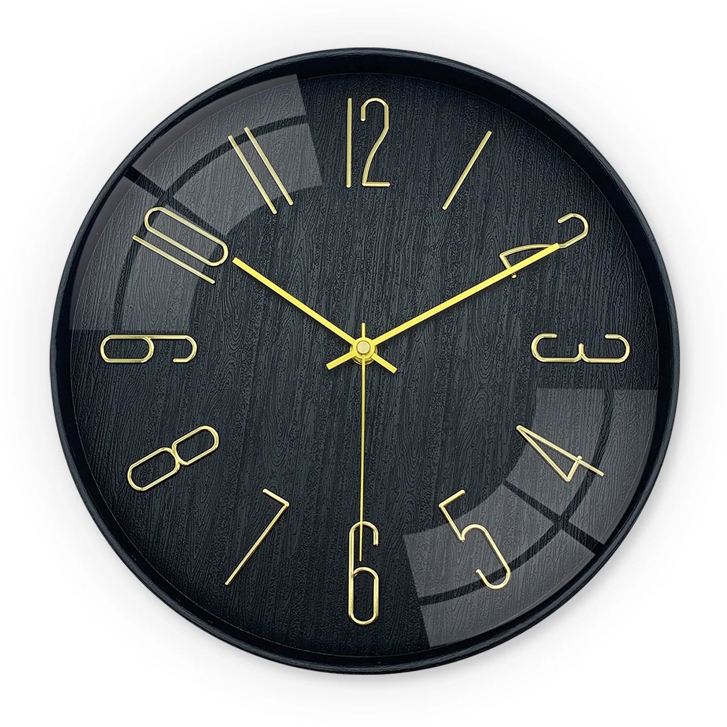 12 Inch  Minimalist Digital Wall Clock Silent Clock for Living Room Bedroom Kitchen Silent Quartz Clock Holiday Gift