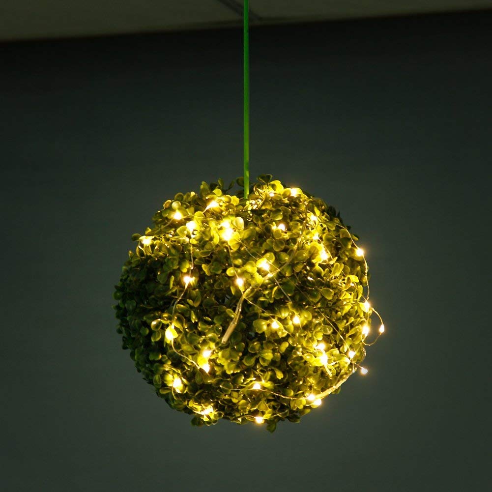 6.5ft LED Fairy String Lights, Battery Operated Waterproof, 20 LEDs Flexible Firefly Starry Moon Lights for Wedding Jars Festival Decoration